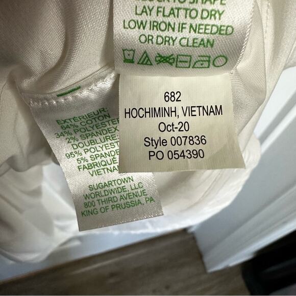 Lilly Pulitzer Tisbury Shift Dress Resort White Knit pucker Jacquard Small - Picture 5 of 10